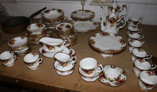 A Royal Albert Old Country Roses tea set